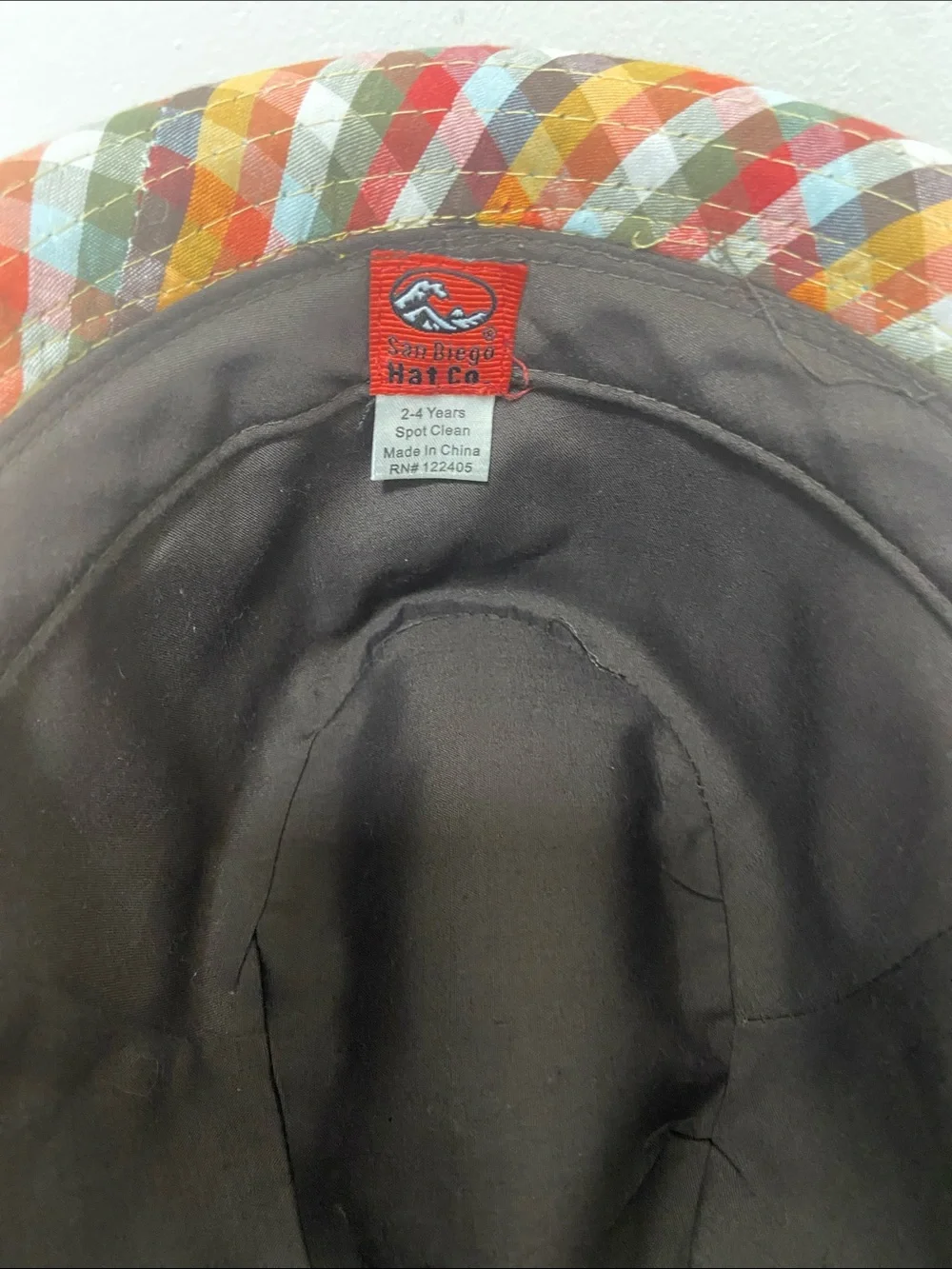 San Diego Hat Company Plaid Newsboy Hat in Red, Yellow, Brown, Blue